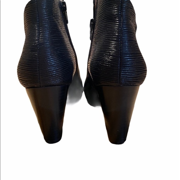 Klub Nico Black Leather Bernarda Booties size  9M - Picture 9 of 9